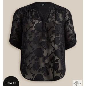 Torrid Harper Chiffon Pullover